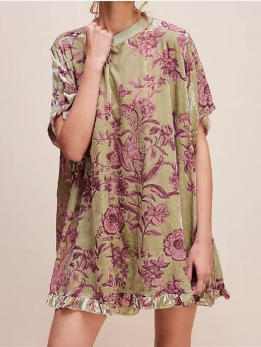 Free People Botanical Blooms Mini Dress